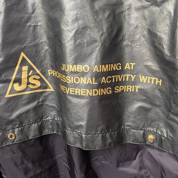 Black windbreaker water resistant jacket size LL from Japan - Picture 3 of 7